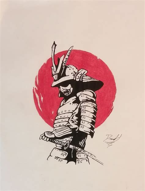 dibujos samurai